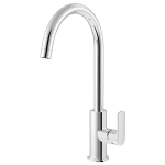 ABEY 2K4 GOOSENECK SIDE LEVER KITCHEN MIXER GARETH ASHTON CHROME