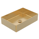 ABEY 304REC-G RECTANGLE 304 STAINLESS STEEL ABOVE COUNTER BASIN GARETH ASHTON EUREKA GOLD