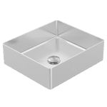 ABEY 304SQ SQUARE 304 STAINLESS STEEL ABOVE COUNTER BASIN GARETH ASHTON STAINLESS STEEL