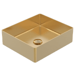 ABEY 304SQ-G SQUARE 304 STAINLESS STEEL ABOVE COUNTER BASIN GARETH ASHTON EUREKA GOLD