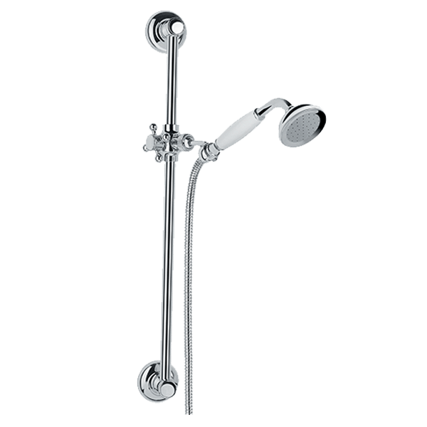 ABEY 900069 PROVINCIAL SHOWER ON RAIL ARMANDO VICARIO CHROME AND COLOURED