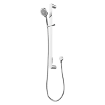 ABEY SRB09-2 SILHO STREAM HAND SHOWER AND RAIL GARETH ASHTON CHROME