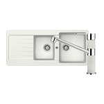 ABEY TD200TW TYPOS ONE AND THREE QUARTER WITH DRAINER & 400456A KITCHEN MIXER SCHOCK ALPINA