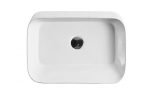 UNICASA QTRO-55 QTRO COUNTER TOP RECTANGULAR BASIN (GLOSS WHITE)