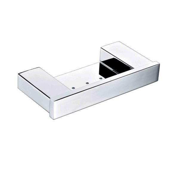 BADUNDKUCH BK1608 SS ECKIG SOAP TRAY CHROME / BLACK