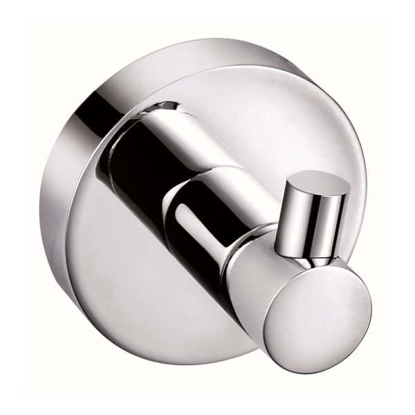 BADUNDKUCHE BK405 RUND ROBE HOOK CHROME AND COLOURED