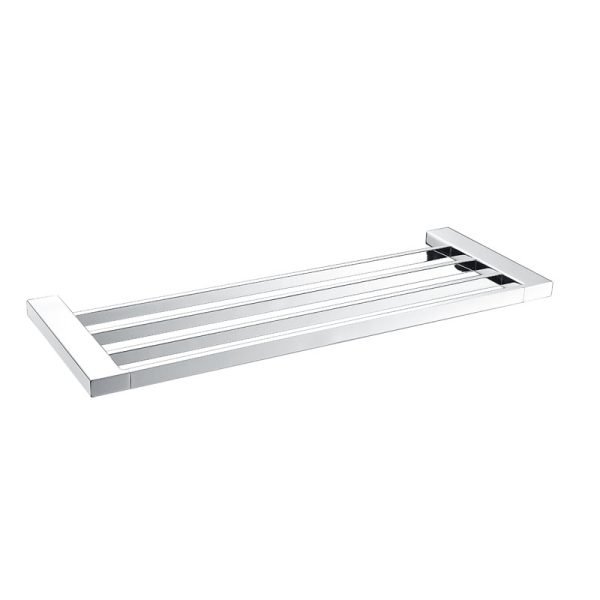BADUNDKUCHE BK603 KOMPAKT ECKIG TOWEL RACK CHROME