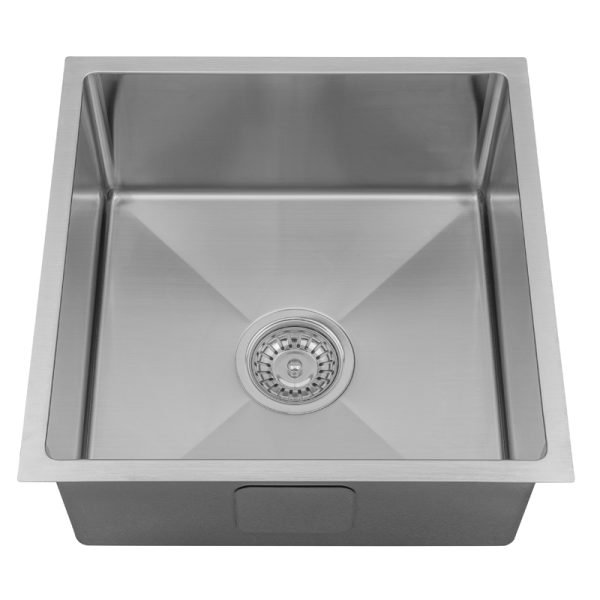 BADUNDKUCHE BKR40 ARCKO LUX UNDER/OVERMOUNT SINGLE BOWL SINK CHROME AND COLOURED
