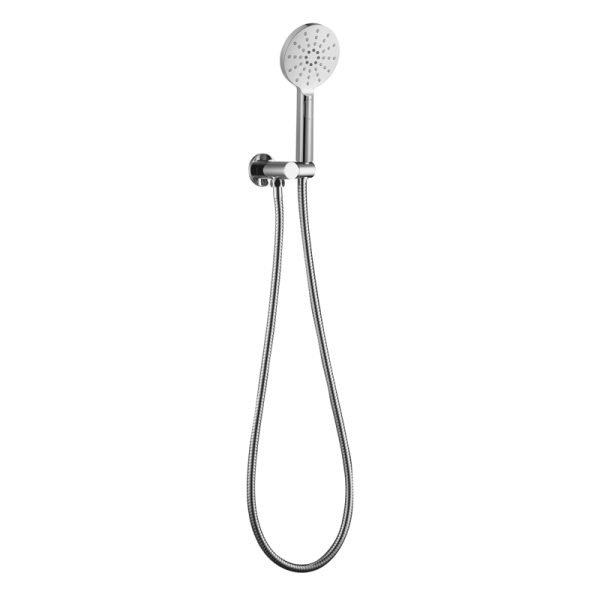 BADUNDKUCHE BKS101 HANDEL RUND MULTI-FUNCTION SHOWER ON BRACKET CHROME AND COLOURED