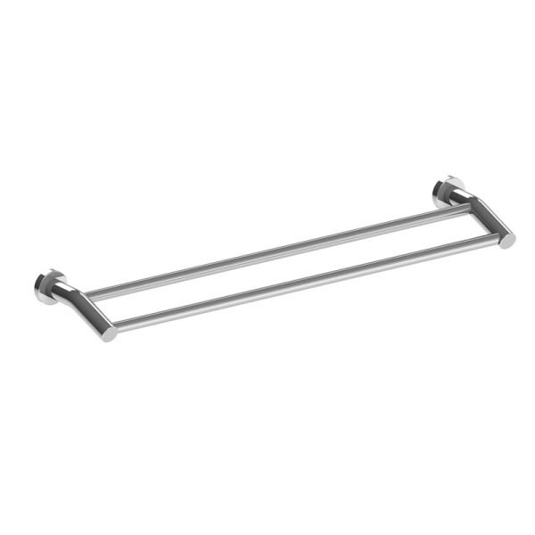 BADUNDKUCHE BK711-600 WÄHLEN 10 DOUBLE TOWEL RAIL 600MM CHROME
