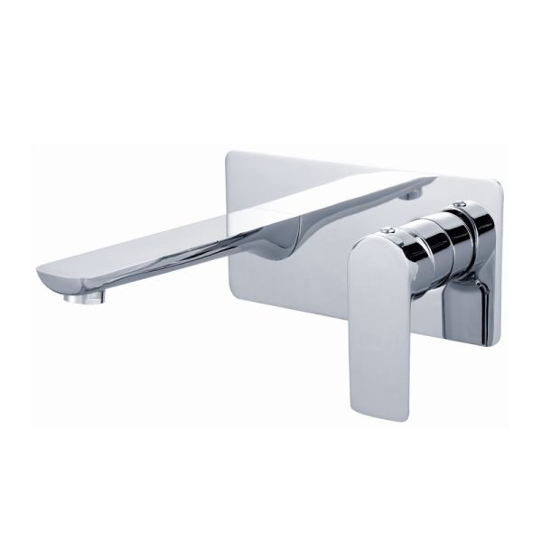 BADUNDKUCHE BKM405 LUXUS BATH/BASIN MIXER WITH SPOUT CHROME AND COLOURED