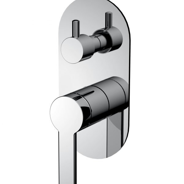 BADUNDKUCHE BKM805 IRIS DIVERTER SHOWER MIXER CHROME AND COLOURED