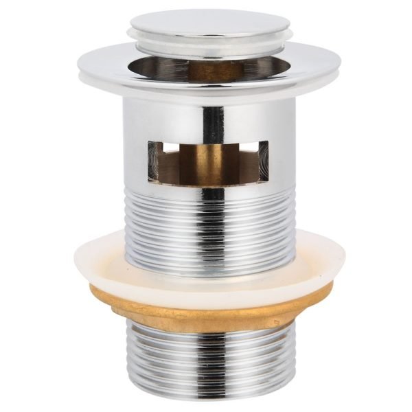 BADUNDKUCHE BKP80 HANDEL 32MM POP-UP WASTE WITH OVERFLOW CHROME AND COLOURED