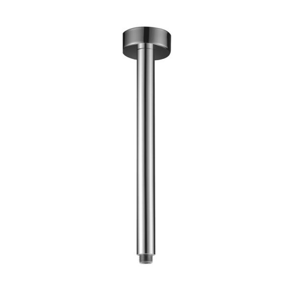 BADUNDKUCHE BKS04A RUND ROUND CEILING SHOWER ARM 450MM CHROME AND COLOURED