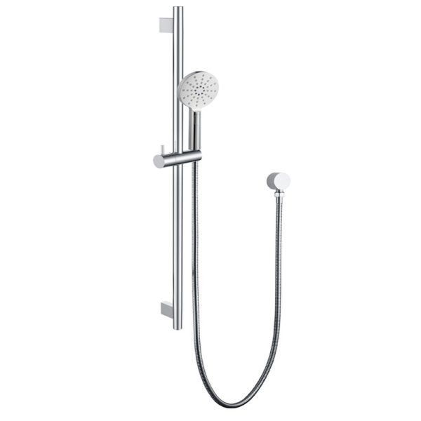 BADUNDKUCHE BKS103 WÄHLEN 10 ROUND MULTI-FUNCTION SLIDING SHOWER ON RAIL CHROME