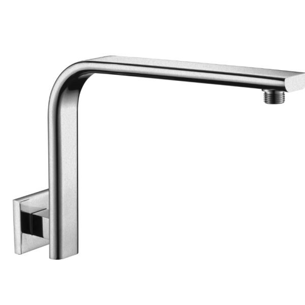 BADUNDKUCHE BKS15A ECKIG CURVED SHOWER ARM CHROME AND COLOURED