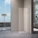 BADUNDKUCHE BKS780P SHOWER SCREENS WALK IN PANEL 780 X 2000 MM CHROME