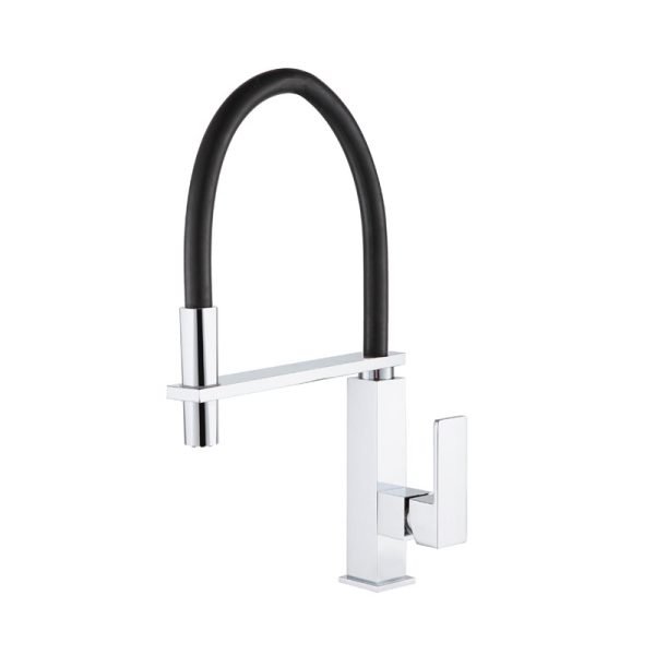 BADUNDKUCHE KM007 KÜCHENDESIGNER PULL OUT KITCHEN MIXER CHROME