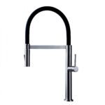 BADUNDKUCHE KM009 KÜCHENDESIGNER FULL STAINLESS STEEL PULL OUT KITCHEN MIXER STAINLESS STEEL