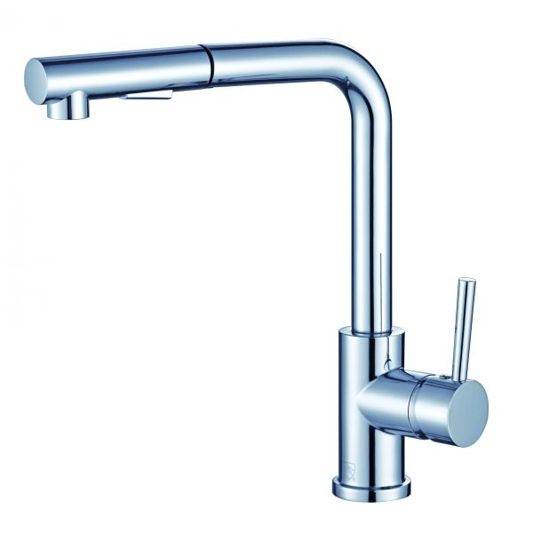 BADUNDKUCHE KM011 KÜCHENDESIGNER PULL OUT KITCHEN MIXER CHROME / BLACK