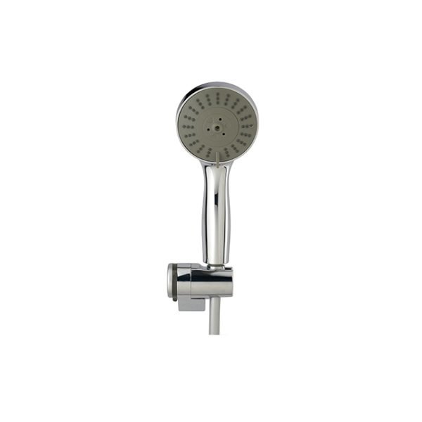 LINKWARE R444B 100MM THREE FUNCTION OXYGENIC HAND SHOWER WITH WALL BRACKET CHROME