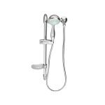 LINKWARE T834BH BUILDERS RAIL SHOWER CHROME