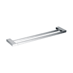 POSEIDON CDTB700 CELIA SQUARE DOUBLE TOWEL RAIL 700MM CHROME