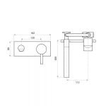 Dan Elle Wall Out Mixer T877dan 1 300x300