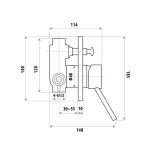 Elle MK2 Diverter Mixer T879MK2 1 300x300