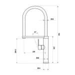 Elle Stainless Steel Elite Sink Mixer SST871B 1 300x300