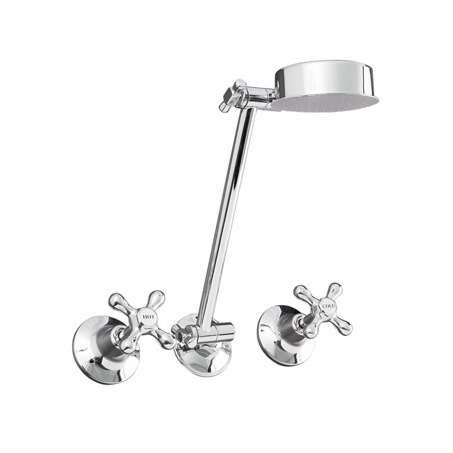 LINKWARE P451 ENTICE SHOWER SET CHROME AND COLOURED