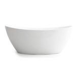 POSEIDON EVIE EBT1500 FREE STANDING BATHTUB 1500*750*690MM GLOSS WHITE