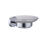 POSEIDON GSH-01 BUILDER'S CHOICE GLASS SOAP HOLDER CHROME