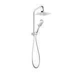 LINKWARE T9781 HUNTINGWOOD TWIN SHOWER CHROME / MATTE BLACK