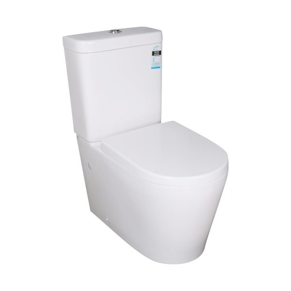 POSEIDON KDK008 KASEY BTW TOILET SUITE 695*390*830MM GLOSS WHITE