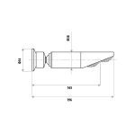 LINKWARE P769B KIRRA DUAL SPRAY SHOWER OUTLET CHROME