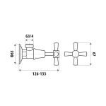 Kirra Profile Washing Machine Cocks P7754B 1 300x300