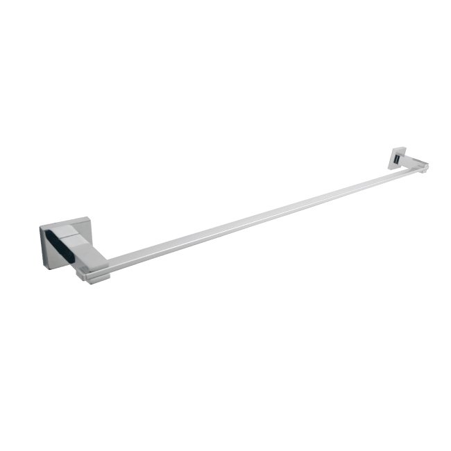 LINKWARE LR6002 LAUREN PROJECT SINGLE TOWEL RAIL CHROME / BLACK