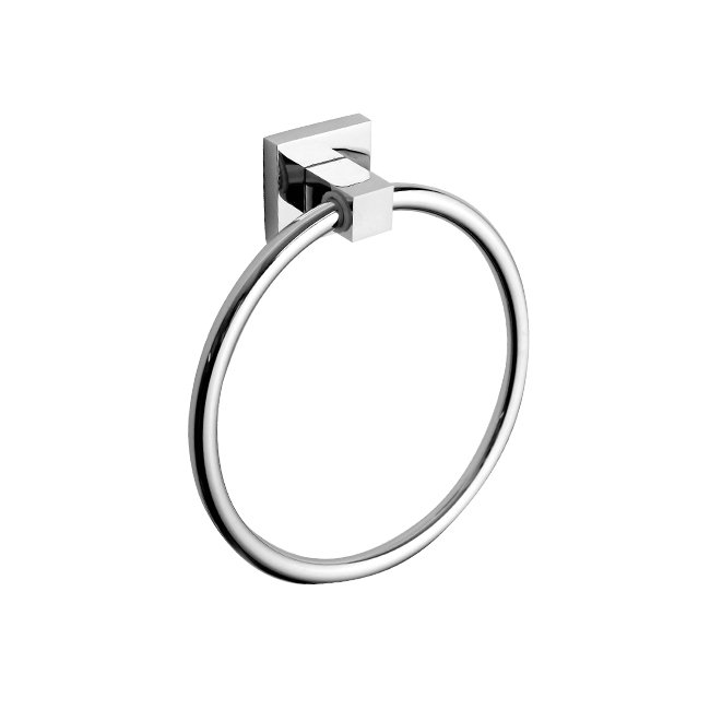 LINKWARE LR6009 LAUREN PROJECT TOWEL RING CHROME / BLACK