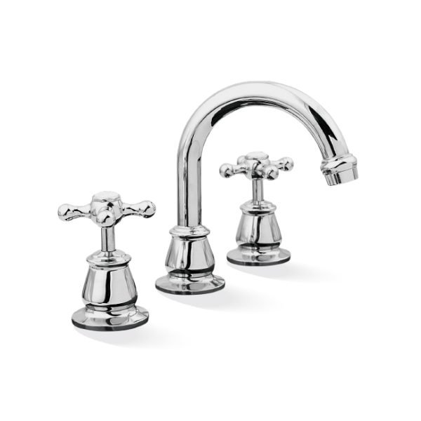 LINKWARE P850F NOOSA BASIN SET CHROME AND COLOURED