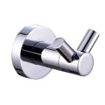 POSEIDON DRH-01 BUILDER'S CHOICE DOUBLE ROBE HOOK CHROME