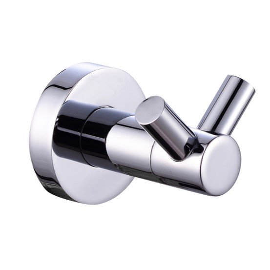POSEIDON DRH-01 BUILDER'S CHOICE DOUBLE ROBE HOOK CHROME
