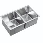 POSEIDON PKS-750DS HAND MADE KITCHEN SINK 750*450*235MM STAINLESS STEEL