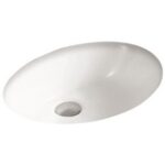 POSEIDON PU4538 UNDER MOUNT BASIN 460*390*190MM GLOSS WHITE