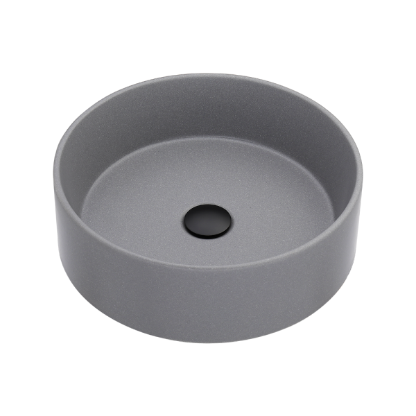 POSEIDON QZ4141 Quartz Art Basin 410*410*130mm Matte White, Matte Grey and Matte Black