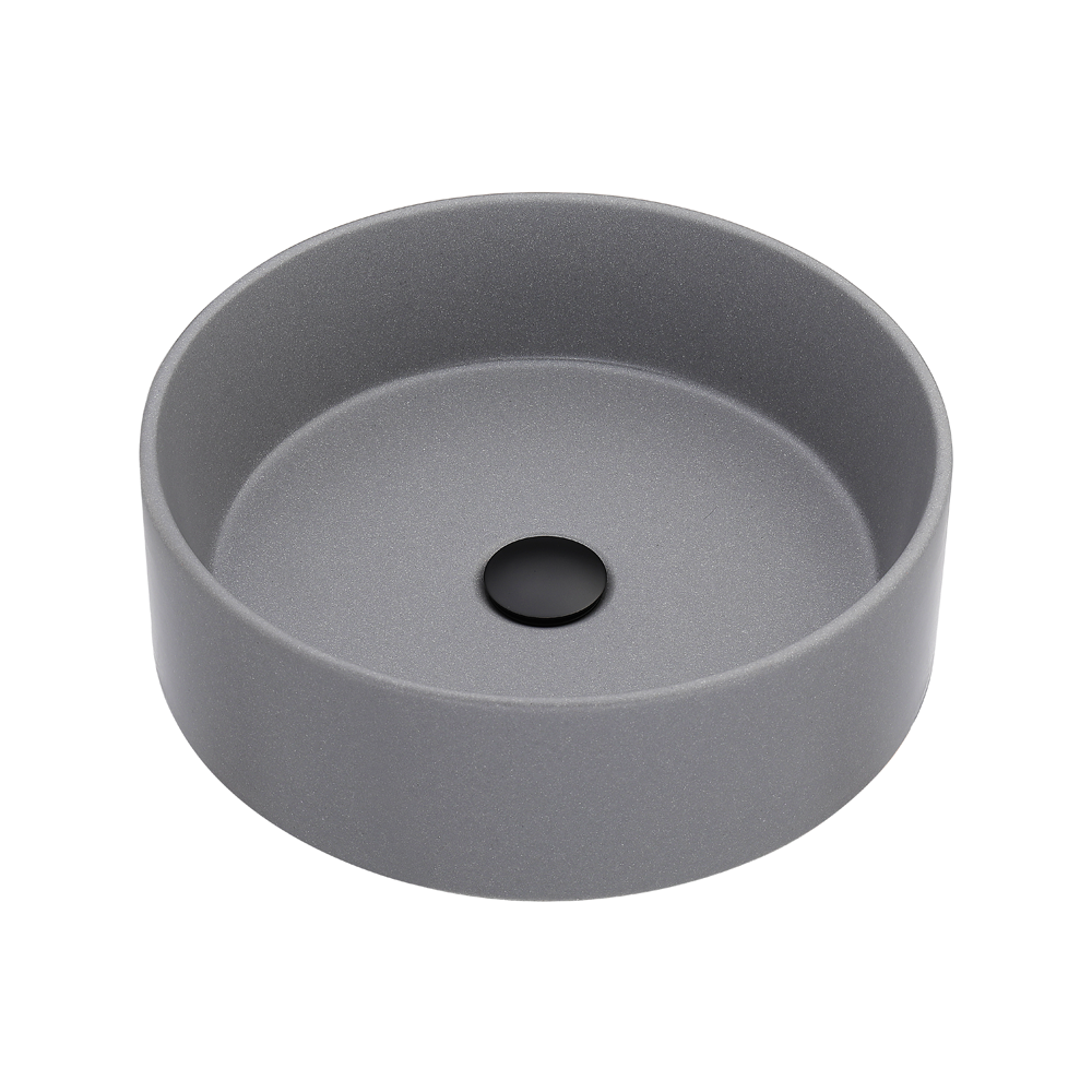 POSEIDON QZ4141 Quartz Art Basin 410*410*130mm Matte White, Matte Grey and Matte Black