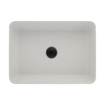 POSEIDON QZ51036 Quartz Art Basin 510*365*125mm Matte White, Matte Grey and Matte Black