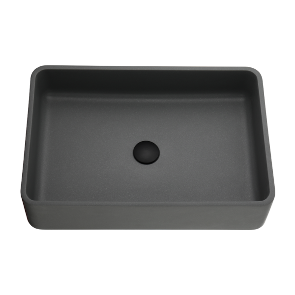 POSEIDON QZ6040 Quartz Art Basin 600*400*140mm Matte White, Matte Grey and Matte Black