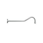 LINKWARE R352B WALL GOOSENECK 450mm UPSWEPT SHOWER ARM CHROME