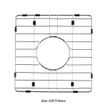 POSEIDON SRB40D SINK RACK FOR CERAMIC KITCHEN SINK DOUBLE BOWL
